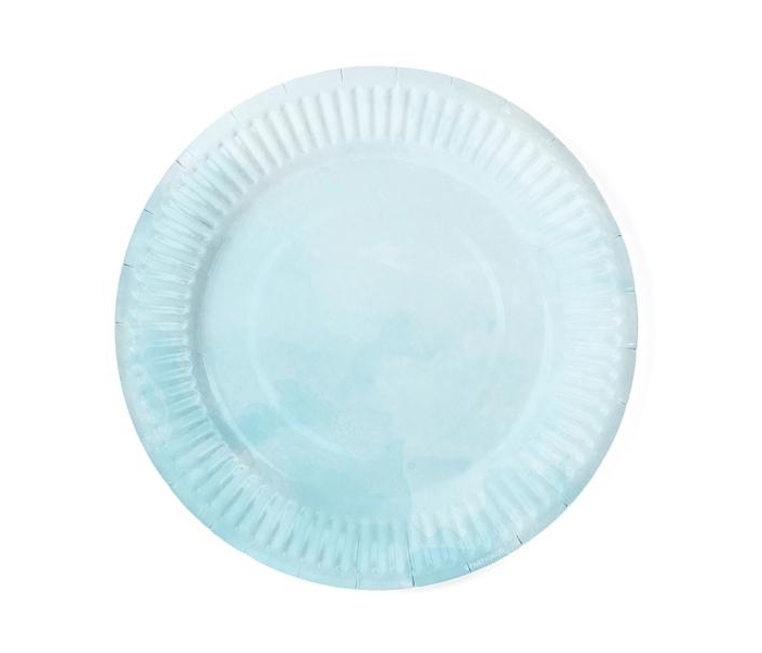 Papptallrikar Turkos 18cm, 6-Pack