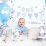 Dekorationskit Blå - 1st Birthday Födelsedags Kit