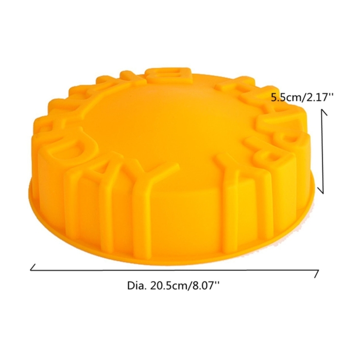 Happy Birthday Bakform Silikonform