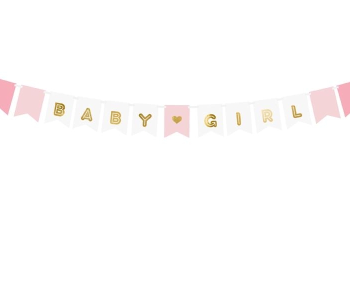 Vimpel Rosa- Baby Girl - Banner
