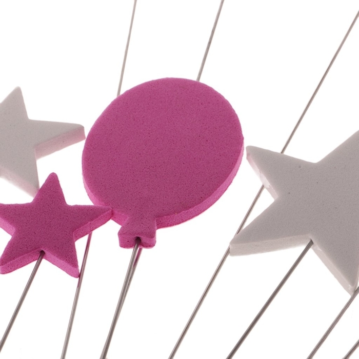 Cake Topper Stjärnor Ballonger
