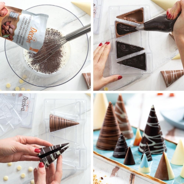 Stora Koner Pralinform 4st Polykarbonat Chokladform-Decora