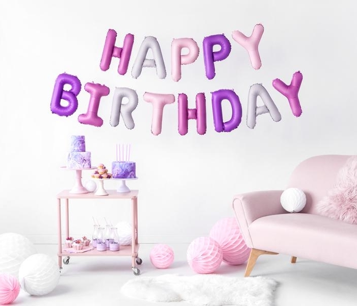 Honeycomb Rosa 30cm - PartyDeco