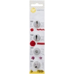 Wilton Tyllset Dekorations Set Blommor #102 #104 #224 #352