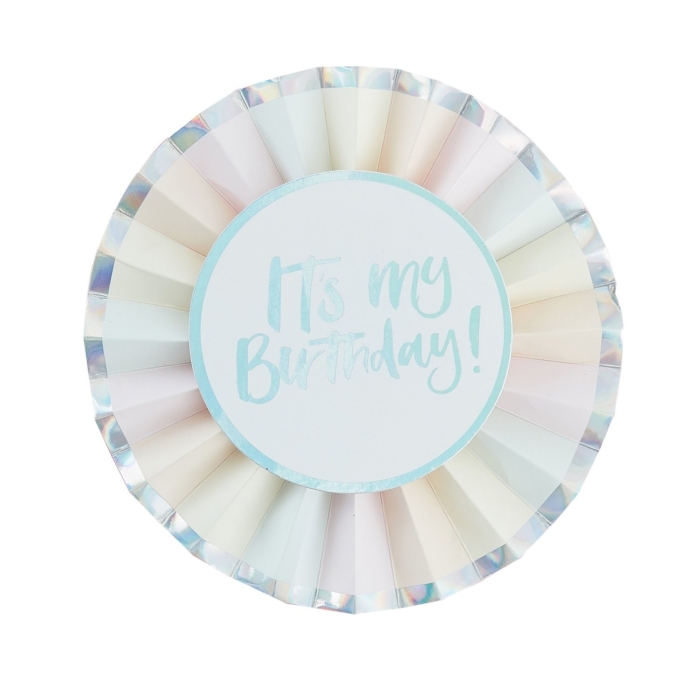 Birthday Badge Kalas Pin - Pastel party