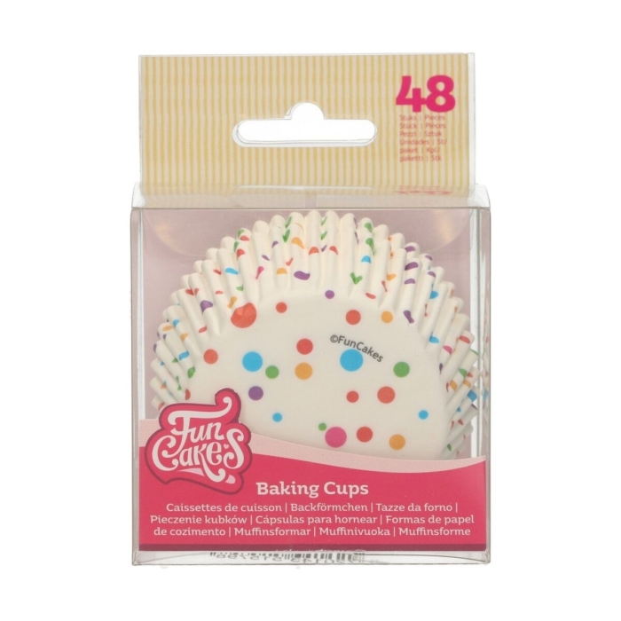 FunCakes Muffinsformar 48 st. confetti