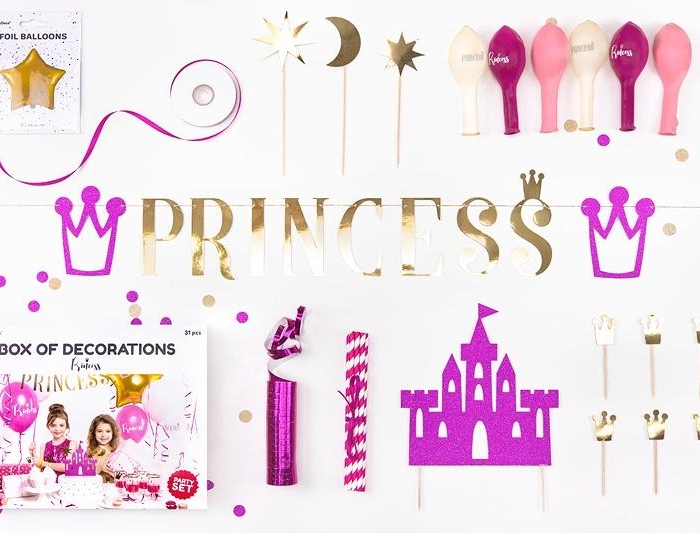 Dekorationsset Box - Prinsessa