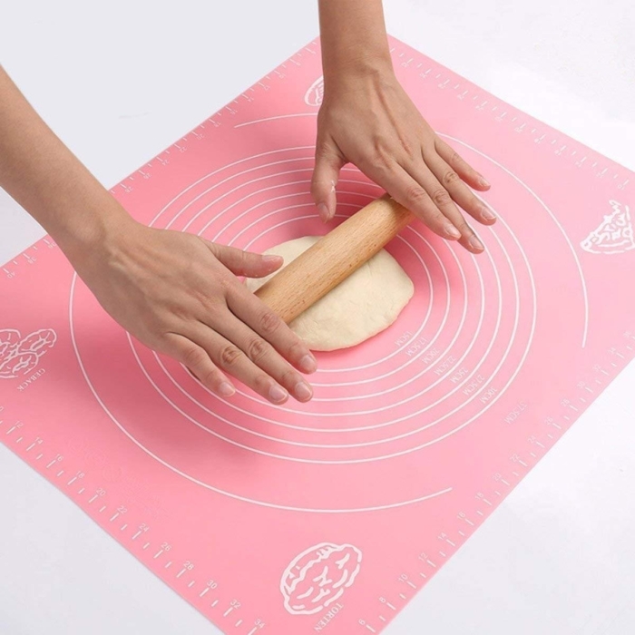 Bakmatta Silikonmatta Stor, 45 x 65cm Rosa