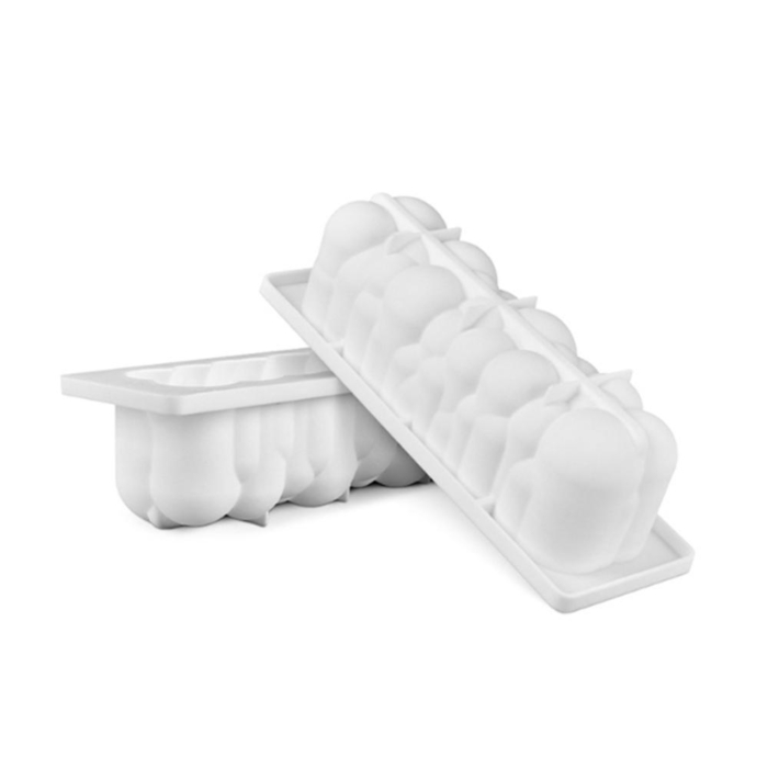 3D Bolle avlång SIlikonform Bubble Mousseform Bubblig