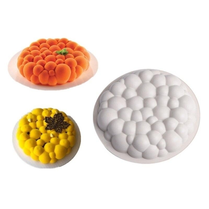 Silikonform Mousseform Bubblig Chokladform