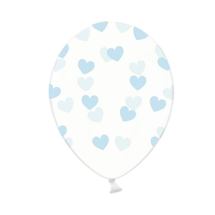 Ballonger Hjärtan - Transparenta 30cm