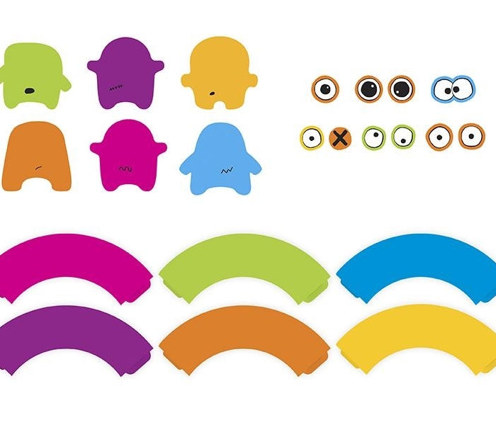 Cupcakekit Monster, Muffins Kit Wrappers, Cake Toppers
