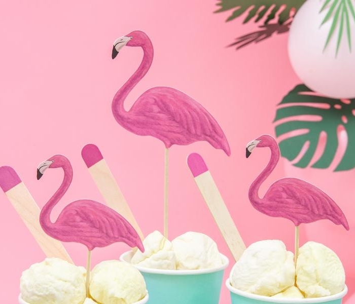 Cakepicks Rosa Flamingo - Tropical Festival
