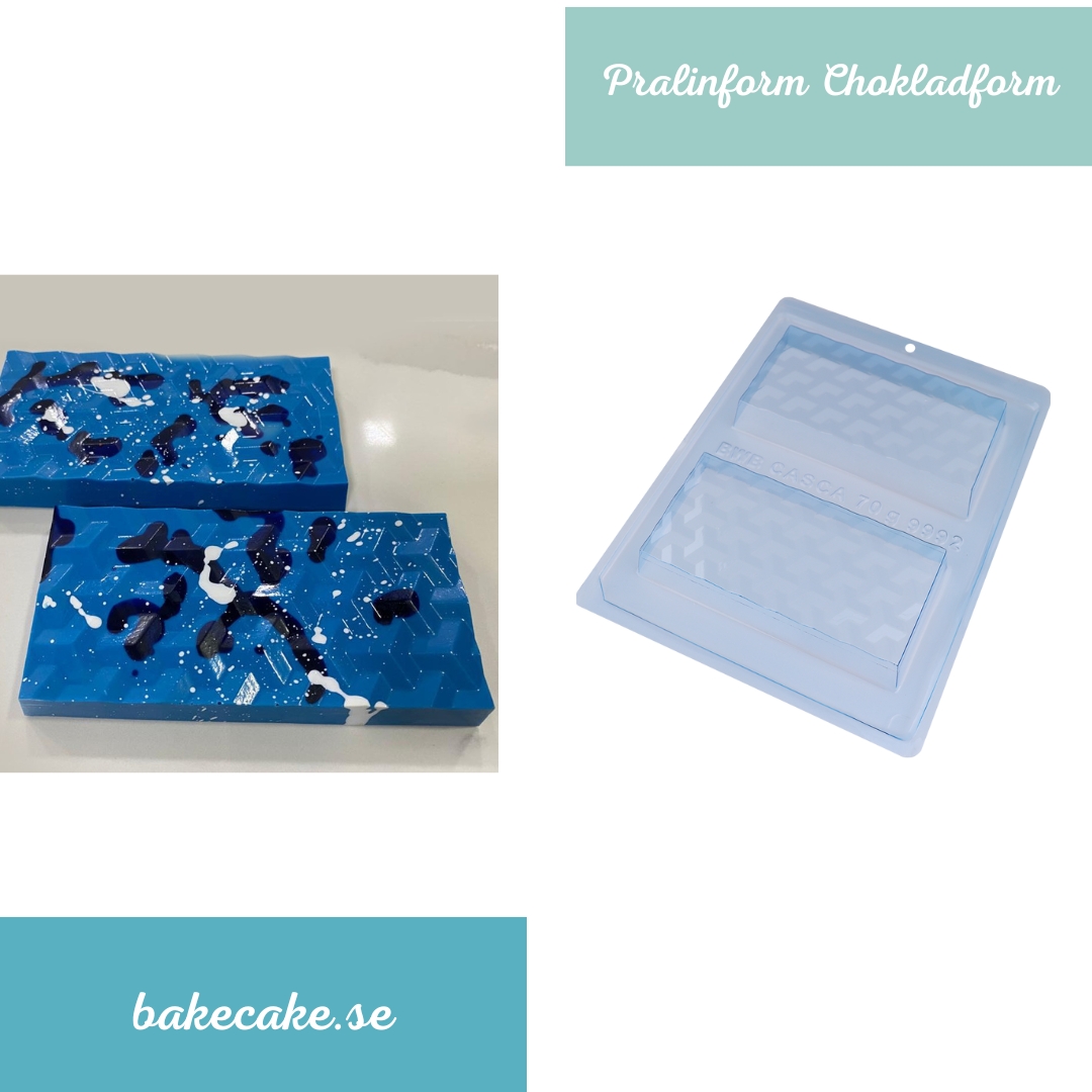 Pralinform Dubai Kunafa - Block Chokladform - BWB 9992 - 3 Part Mold