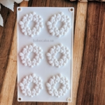 Blomsterkrans Silikonform 6st | Floral Wreath Silikonform