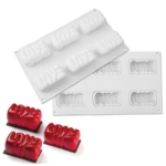 Silikonform Pralinform Chokladform