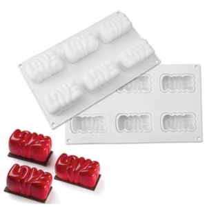 Silikonform Pralinform Chokladform