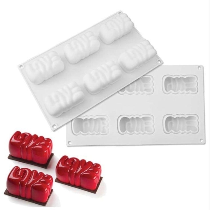 Silikonform Pralinform Chokladform
