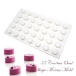 Oval 35st Silikonform | Mousseform Pralinform