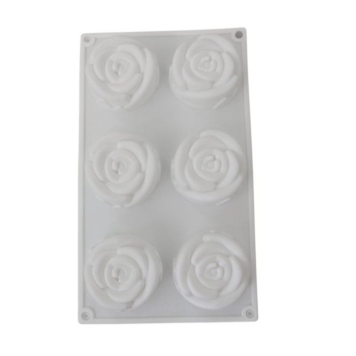 Rosor 6st Silikonform | Mousseform Ros