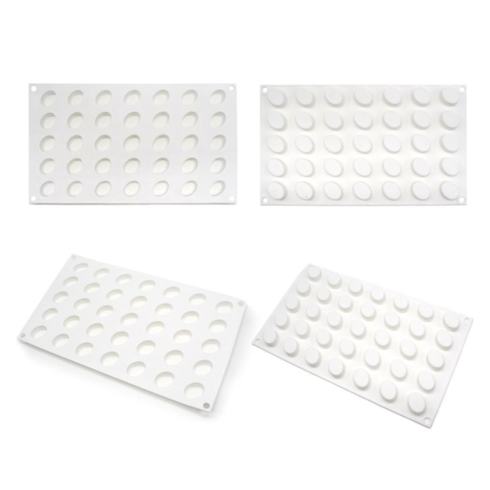 Oval 35st Silikonform | Mousseform Pralinform