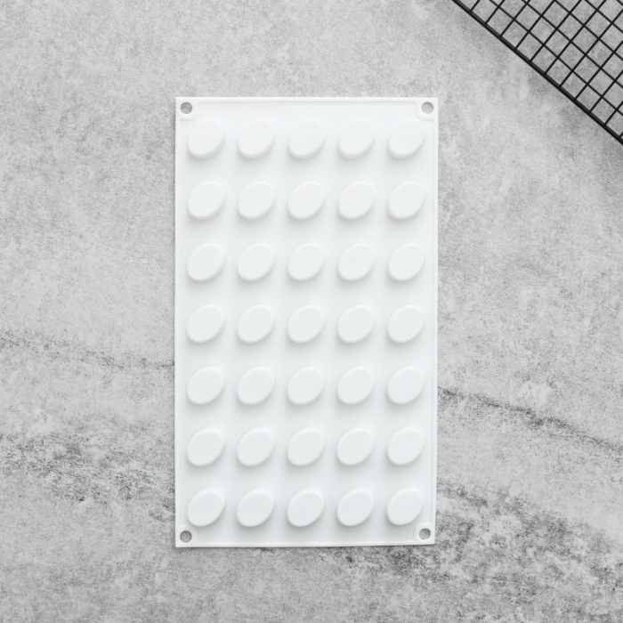 Oval 35st Silikonform | Mousseform Pralinform