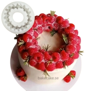 Hallon blommig silikonform | Raspberry Floral Silikonform