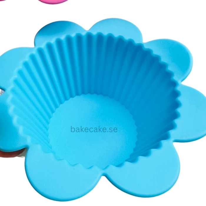 Muffinsformar i Silikon Blommor 6-Pack
