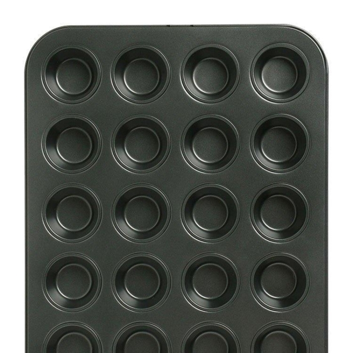 Minimuffins Muffinsplåt 24st Bakform Muffinsform Minimuffinsplåt Non-Stick