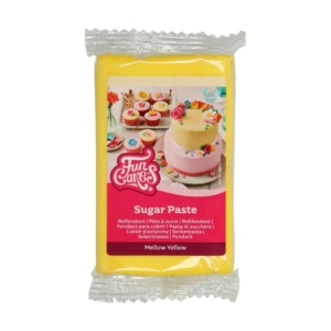 Kort Datum 11-25 FunCakes - Mellow Yellow Sockerpasta 250g