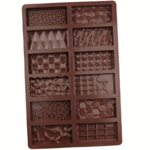 Chokladform - Dubai Choklad Silikonform -12 mönster