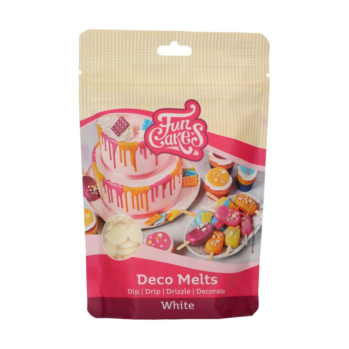 Kort Datum 31-12-2025 FunCakes - Vit Deco Melts 250 g