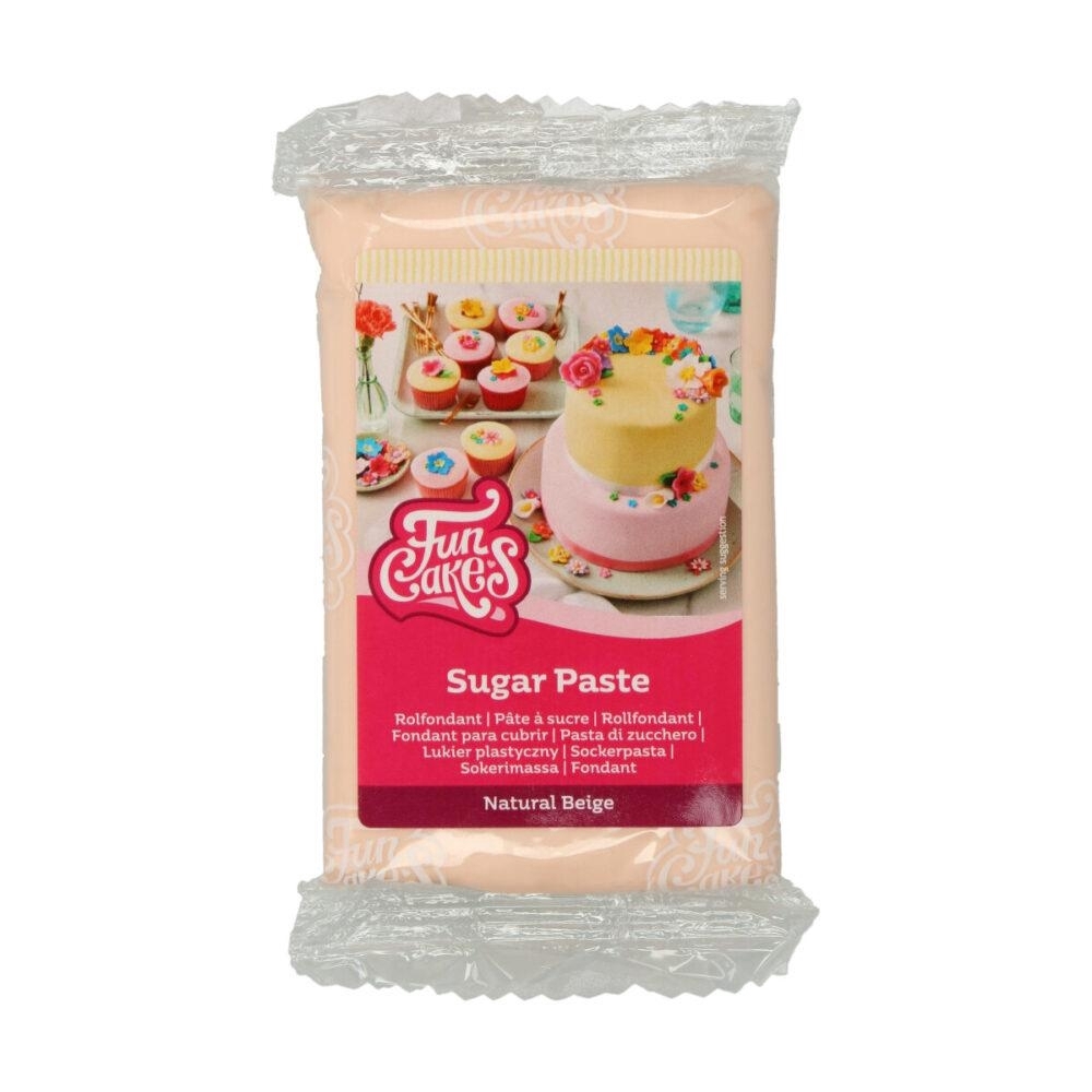 FunCakes - Natural Beige Sockerpasta 250g FYND 12-2025