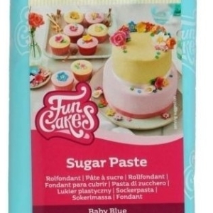 FunCakes - Baby Blå/Baby Blue Sockerpasta 250g FYND 07-2026